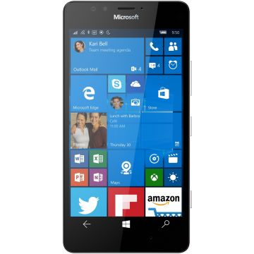 Telefon mobil Microsoft Lumia 950, 32GB, Dual SIM, Alb