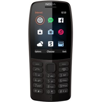 Telefon mobil Nokia 210 Dual SIM Black (2019)