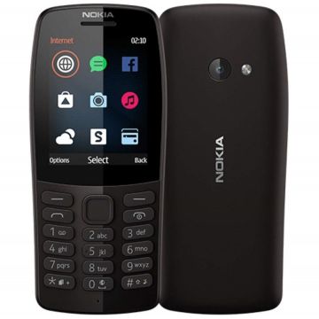 Nokia Telefon mobil Nokia 210 Dual SIM, Negru