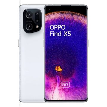 OPPO Telefon mobil Oppo Find X5, 256GB, 8GB RAM, 5G, Alb