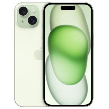 Telefon Mobil iPhone 15 15.5cm 6.1inch Dual SIM iOS 17 5G USB Type-C 256GB Verde