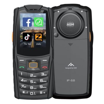 Telefon Mobil AGM M7, 4G, Display 2.4 inchi, Android 8.1, 2 Gb Ram, 16 Gb Rom, 2500 mAh, Difuzor 3.5 W
