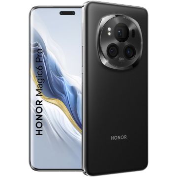 Honor Telefon mobil HONOR Magic 6 Pro, Dual SIM, 12GB RAM, 512GB, 5G, Negru