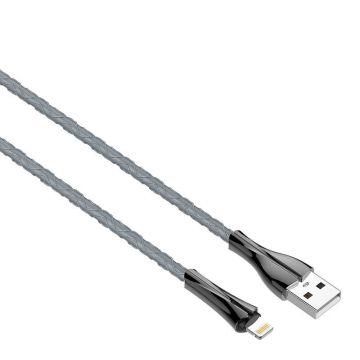 Led, cablu Lightning / Usb-A, de 1 m (culoare gri)