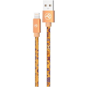 Tellur Tellur Graffiti USB to tip Lightning cable, 3A, 1m, Orange