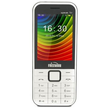 Telefon mobil Freeman T301, Dual SIM, Alb