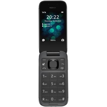Telefon mobil 2660 Flip 4G Dual SIM Black