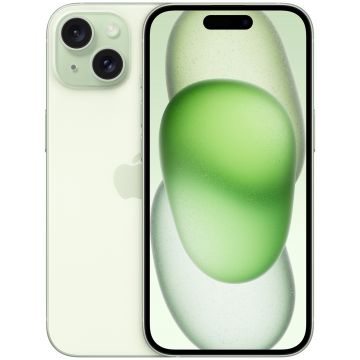 Telefon mobil Apple iPhone 15, 128 GB, 5G, Green