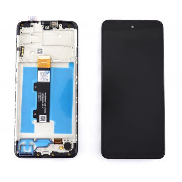 Display Motorola Moto E30 cu Rama Black Negru