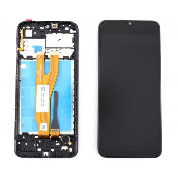 Display Samsung Galaxy A032 A03 CORE cu Rama Black Negru