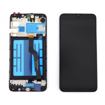 Display Samsung Galaxy A10 A105 OEM cu Rama Black Negru