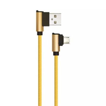 Cablu USB Tip C 1m - 90 Grade, Auriu