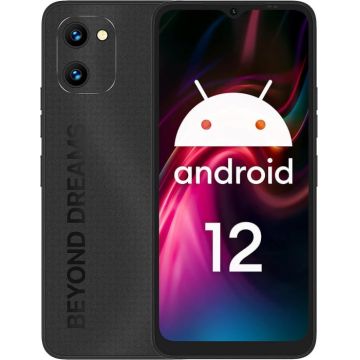 Telefon mobil UMIDIGI G1 Max Starry Black, 4G, 6.52 HD+, 6GB RAM, 128GB ROM, Android 12, Unisoc T610, Bluetooth 5.0, Dual SIM, 5150mAh