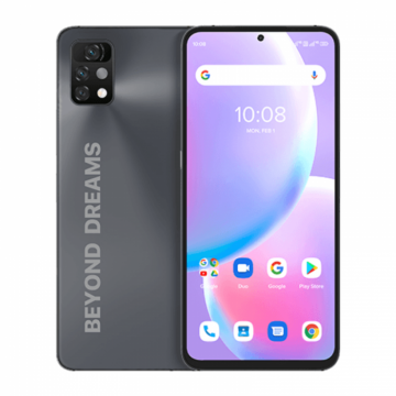 Telefon mobil UMIDIGI A11 Pro Max Gri, 4G, Termometru non-contact, 6.8 , 8GB RAM, 128GB ROM, Android 11, Helio G80, Dual SIM, 5150mAh