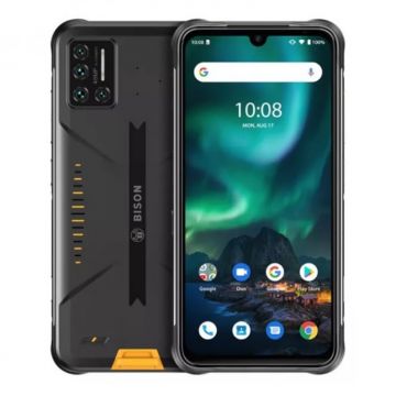 Telefon mobil UMIDIGI Bison 2021 Galben, 4G, 6.3 FHD+, 8GB RAM, 128GB ROM, Android 11, Helio P60 OctaCore, NFC, IP68, 5000mAh, Dual SIM