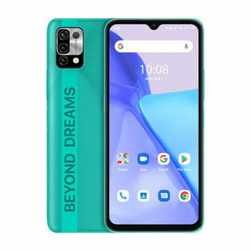 Telefon mobil UMIDIGI Power 5 Verde de jad, 4G, 6.53 , 3GB RAM, 64GB ROM, Android 11, Helio G25 OctaCore, Termometru non-contact, 6150mAh