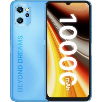 Telefon mobil UMIDIGI Power Max 7 Atlantic Blue, 4G, 6.7 , 6GB RAM, 128GB ROM, Android 11, Unisoc T610, Bluetooth 5.0, Dual SIM, 10000mAh