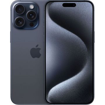 Smartphone Apple iPhone 15 Pro Max, 256GB, 5G, Blue Titanium