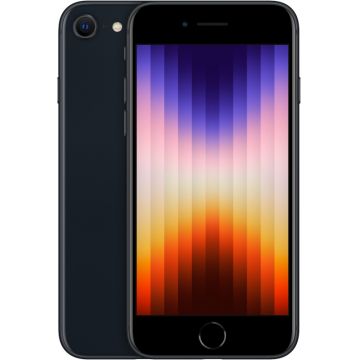 Smartphone Apple iPhone SE (gen.3) 2022, 256GB, 5G, Midnight