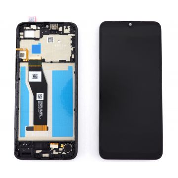 Display Motorola Moto E13 cu Rama Black Negru