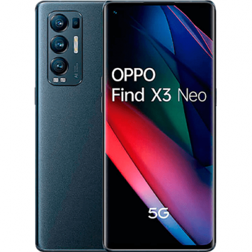 OPPO Telefon Mobil Oppo Find X3 Neo, Procesor Snapdragon 865 Octa-Core, AMOLED capacitive touchscreen 6.55, 12GB RAM, 256GB Flash, Camera Quad 50+13+16+2MP, Wi-Fi, 5G, Dual Sim, Android, Negru