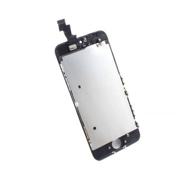 Display iPhone 5S LCD Negru Complet Cu Tablita Metalica Si Conector Amprenta
