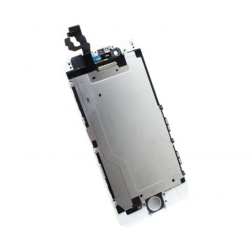 Display iPhone 6 LCD Alb Complet Cu Tablita Metalica Si Conector Amprenta