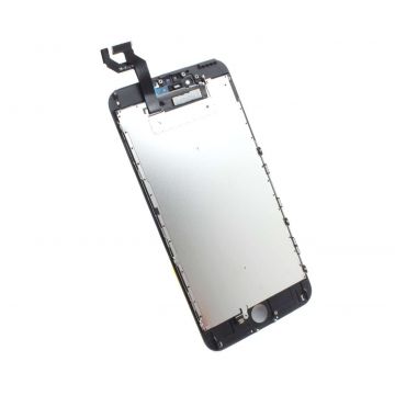 Display iPhone 6S Plus LCD Negru Complet Cu Tablita Metalica Si Conector Amprenta