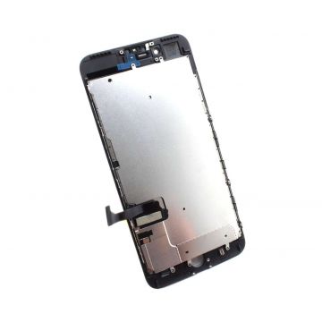 Display iPhone 7 Plus LCD Negru Complet Cu Tablita Metalica Si Conector Amprenta