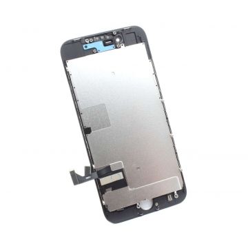 Display iPhone 8 LCD Negru Complet Cu Tablita Metalica Si Conector Amprenta