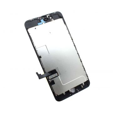 Display iPhone 8 Plus LCD Negru Complet Cu Tablita Metalica Si Conector Amprenta