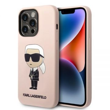 Husa Profesionala Karl Lagerfeld pentru iPhone 14 Pro Pink