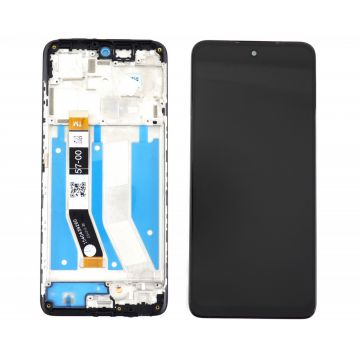 Display Motorola Moto G73 cu Rama Negru Black