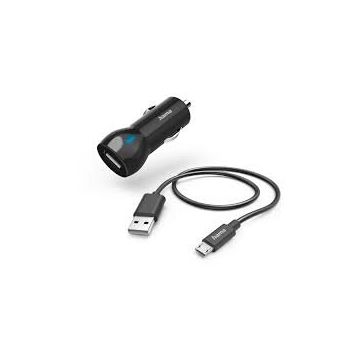 Incarcator Auto Micro-USB Charging Cable 12 W 1.0 m Black
