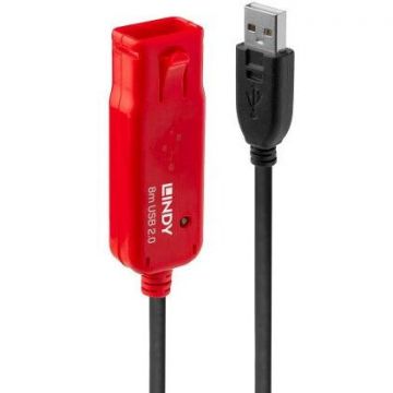 Lindy Cablu Lindy USB 2.0, 8m, Active Extensio