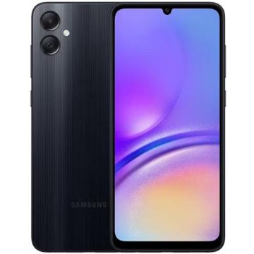 Telefon Mobil Samsung Galaxy A05, Procesor Octa-Core, PLS LCD 6.7inch, 6GB RAM, 128GB Flash, Camera Dubla 50+2MP, Frontala 8MP, Wi-Fi, 4G, Dual Sim, Android (Negru)