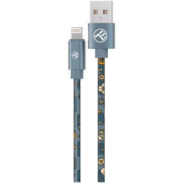 Tellur Tellur Graffiti USB to tip Lightning cable, 3A, 1m, Albastru