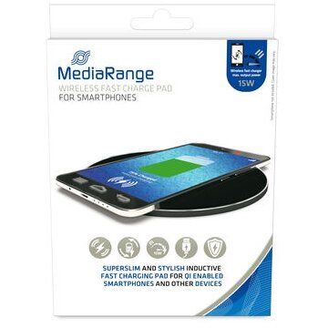 Incarcator Wireless Fast Charge Pad 15W Pentru Smartphones Negru