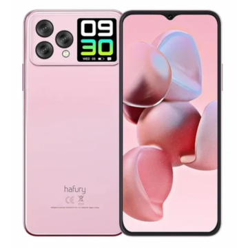 Telefon mobil Cubot Hafury V1, Pink, 4G, 6.583 FHD+, 16GB RAM(8GB+ 8GB extensibil), 256GB ROM, Android 13, MT8788V WA, Octa-Core, 64MP+32MP, NFC, OTG, Amprenta, 4350mAhmAh, Dual SIM