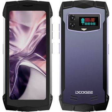 Telefon mobil Doogee S Mini Purple, 4G, 4.5 QHD, 15 GB Ram (8GB + 7GB), 256GB ROM, G99, Android 13, 3000mAh, Dual SIM