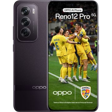Telefon mobil OPPO Reno12 Pro 5G, 512GB, 12GB RAM, Dual SIM, Nebula Black
