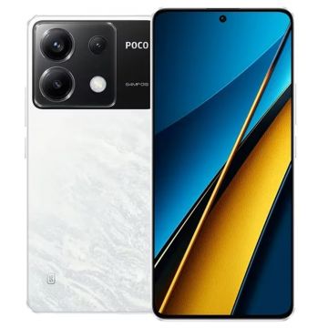Telefon mobil Xiaomi POCO X6 5G, 256GB, 8GB RAM, Dual-SIM, Alb