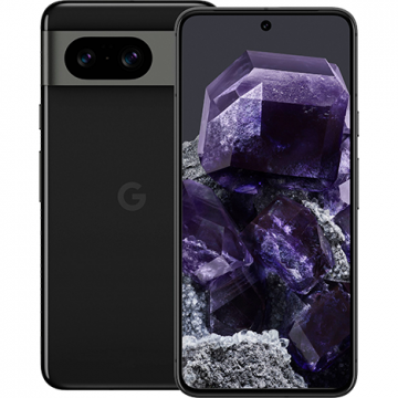 Google Telefon Mobil Google Pixel 8, Procesor Google Tensor G3 Nona-core, OLED Capacitive Touchscreen 6.2, 8GB RAM, 256GB Flash, Camera Duala 50+12MP, Wi-Fi, 5G, Dual SIM, Android, Negru