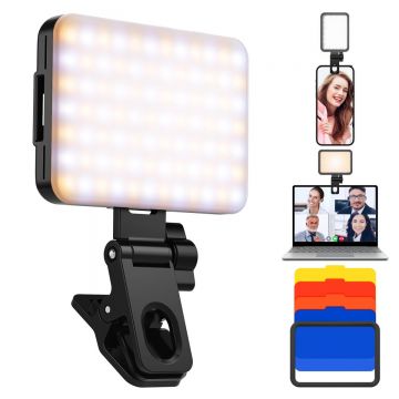 Lampa LED Portabila K&F CONCEPT Portable LED Light Dual Color 3000K-10000K for Mobile Phone