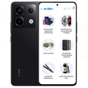 Resigilat - Telefon mobil Xiaomi Redmi Note 13 Pro, Dual-Sim, 5G, 512GB, 12GB RAM, Negru