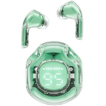 Casti Fara Fir TWS T8 Bluetooth 5.3 IPX4 Verde