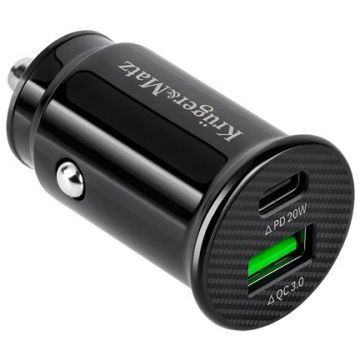 INCARCATOR AUTO 2XUSB 3.1A QC 3.0 PD K&M