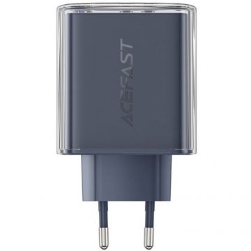 Incarcator Retea A45  2x USB-C 1xUSB-A  65W PD  Gri