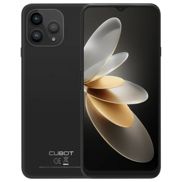 Telefon mobil  Cubot P80, Negru, 4G, 6.5   FHD+, 16GB RAM (8GB + 8GB extensibili), 256GB ROM, 48MP+24MP, Android 13,  MT8788V WA, NFC, 5200mAh, Dual SIM