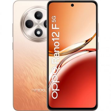 Telefon Mobil Oppo Reno 12 F, 8GB RAM, Memorie 256Gb, Dual Sim, 5G, Portocaliu Amber